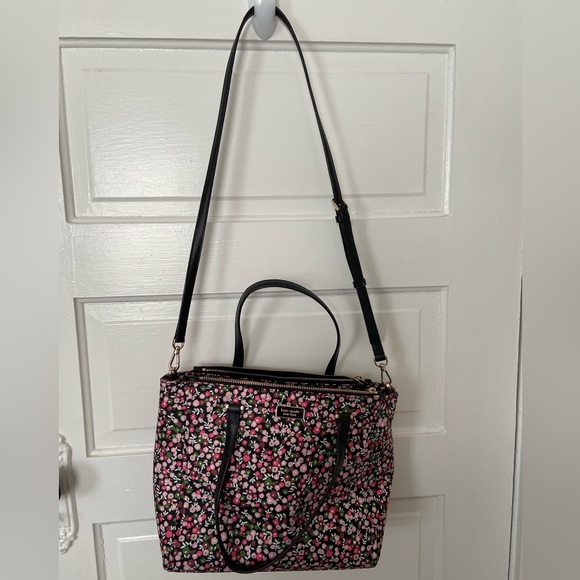 Kate Spade New York, dawn park ave floral medium satchel - Picture 4 of 6